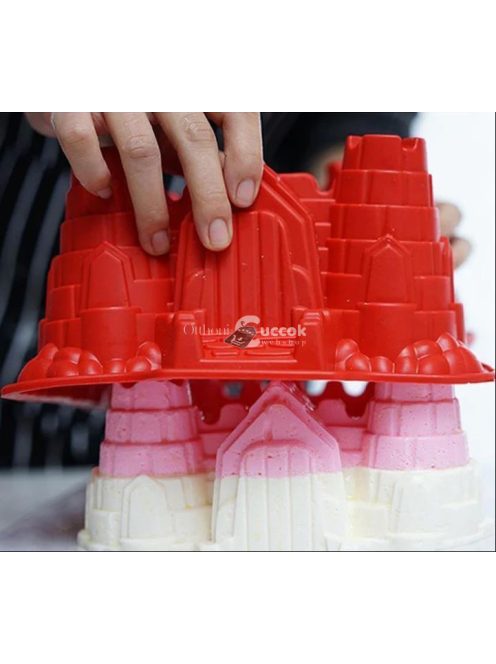 Vár alakú szilikon sütőforma