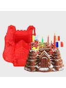 Vár alakú szilikon sütőforma