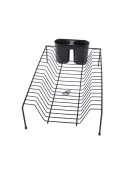 Fém edényszárító állvány, csepegtető