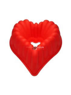 Szív alakú szilikon sütőforma