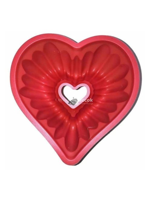 Szív alakú szilikon sütőforma