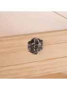 Festő szett stílusos fa tartóban, 83 db-os