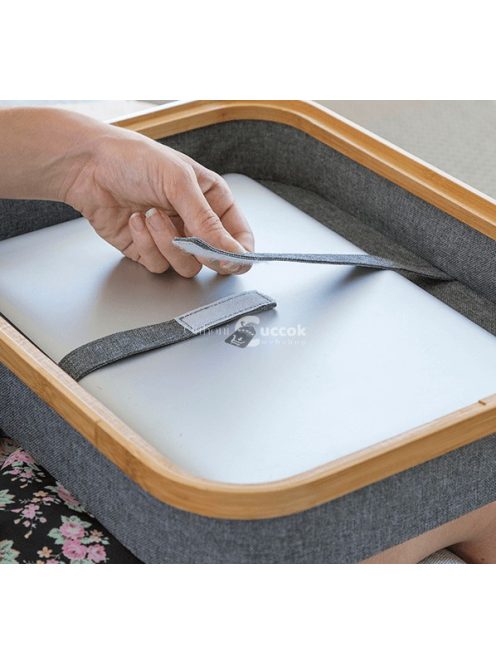 Hordozható laptop asztal tároló hellyel