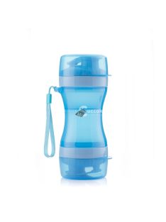   2 az 1-ben palack víz és-, eledeltartókkal háziállatok számára