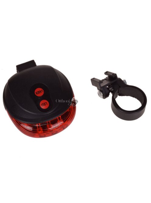 Hátsó kerékpár LED lámpa lézerrel