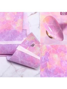 Márvány mintás körömfólia-tekercs