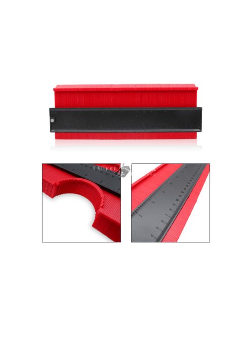 3D forma átvevő vázlatsablon, 27,5 x 10 cm