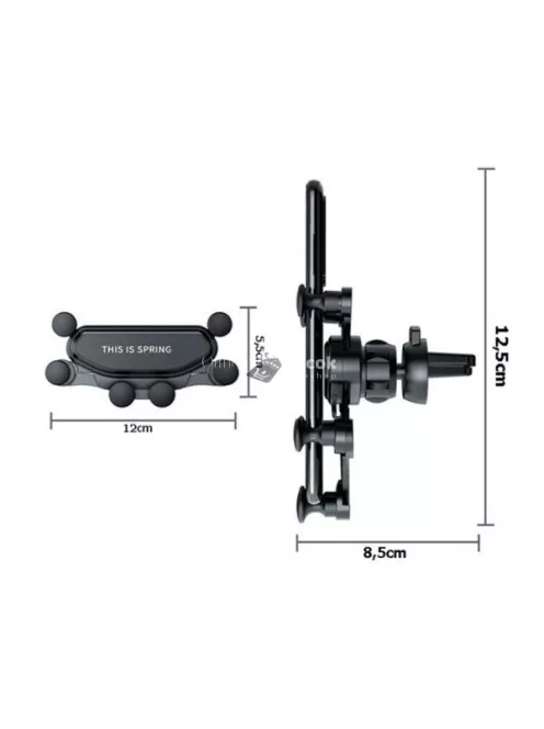 Autós telefontartó szellőzőrácsra