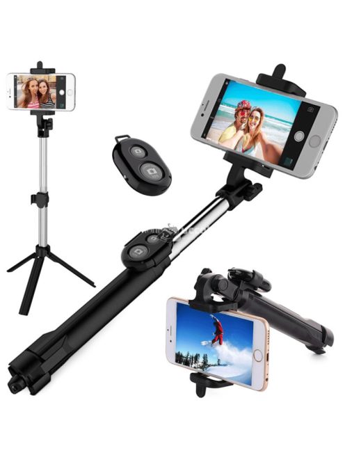 Távirányítós selfie-bot és tripod telefonhoz
