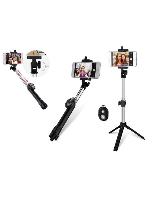 Távirányítós selfie-bot és tripod telefonhoz