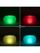 InnovaGoods - Felfújható puff LED-del és távirányítóval