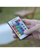 InnovaGoods - Felfújható puff LED-del és távirányítóval