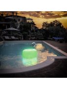 InnovaGoods - Felfújható puff LED-del és távirányítóval