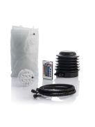 InnovaGoods - Felfújható puff LED-del és távirányítóval