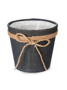 Kaspó - szövet, műanyag