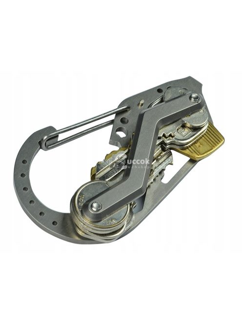 Karabiner kulcstartó