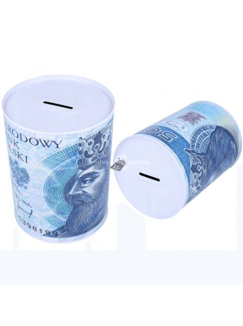 Lengyel zloty mintázatú érmetartó persely