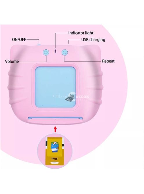 Angol nyelvoktató játék gyerekeknek (rózsaszín)