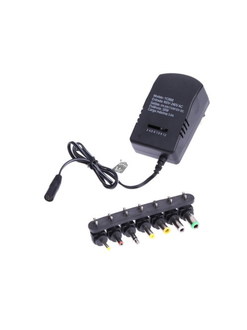 Univerzális szabályozható töltő több fejjel, 3V-12V