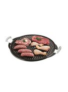 Kétoldalú grillsütő tálca, 32 cm