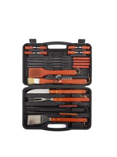 Grillező készlet táskában - 18 db