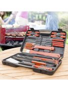 Grillező készlet táskában - 18 db