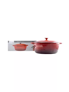   Perfect Home Zománcozott Öntöttvas kacsasütő 36 cm, 8.5l piros