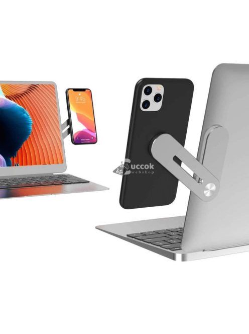 Mágneses Laptopra helyezhető telefontartó
