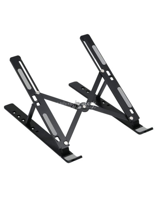 Összecsukható laptop tartó állvány, aluminium