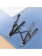 Összecsukható laptop tartó állvány, aluminium