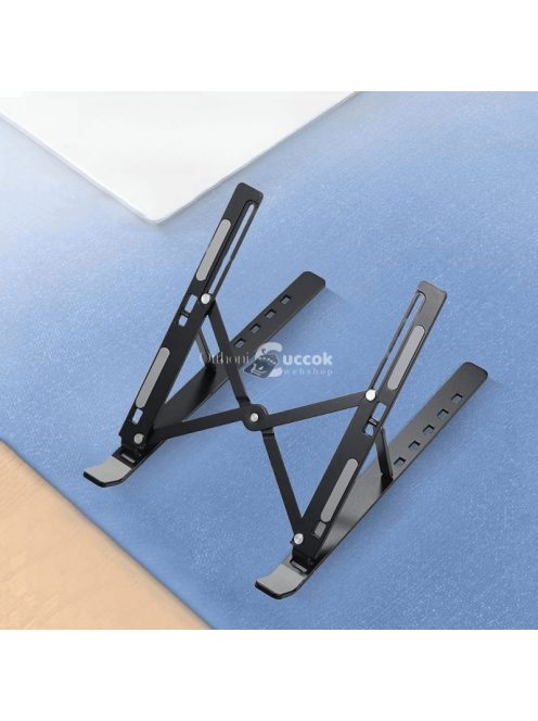 Összecsukható laptop tartó állvány, aluminium