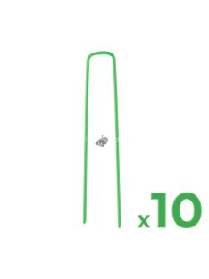 Leszúró tüske műfűhöz- fém zöld