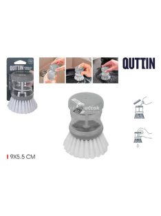 Edénytisztító kefe tartállyal