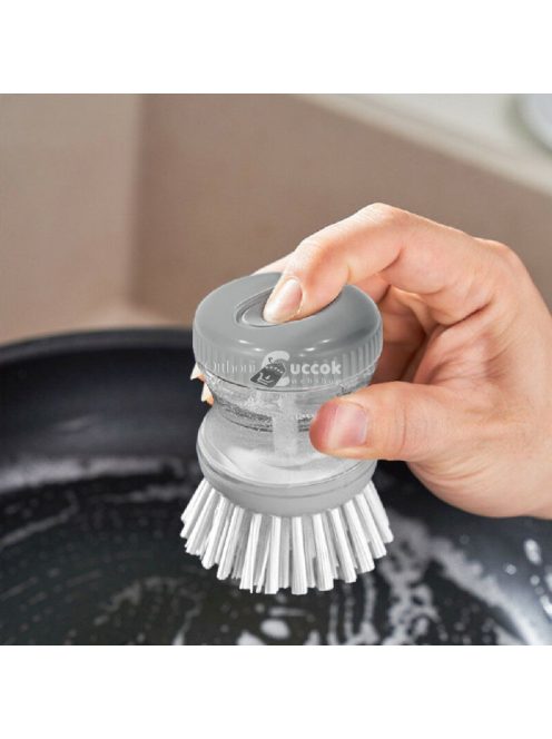 Edénytisztító kefe tartállyal