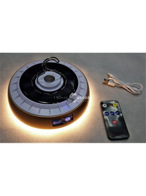 Napelemes LED lámpa USB töltővel és akkumulátorral