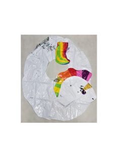 Unikornis formájú úszógumi fehér 90 cm