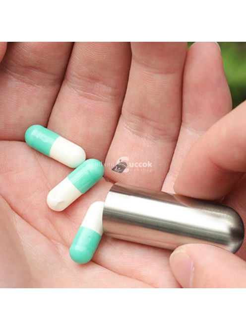 Vízálló titán piruladoboz