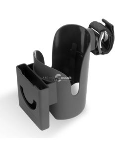 Babakocsi pohár-, és telefontartó