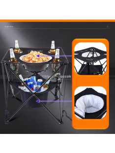 Összecsukható kempingasztal