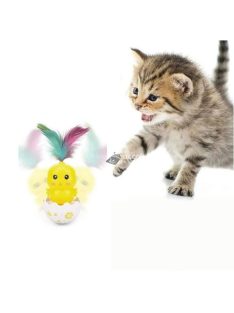 Interaktív tollas macskajáték