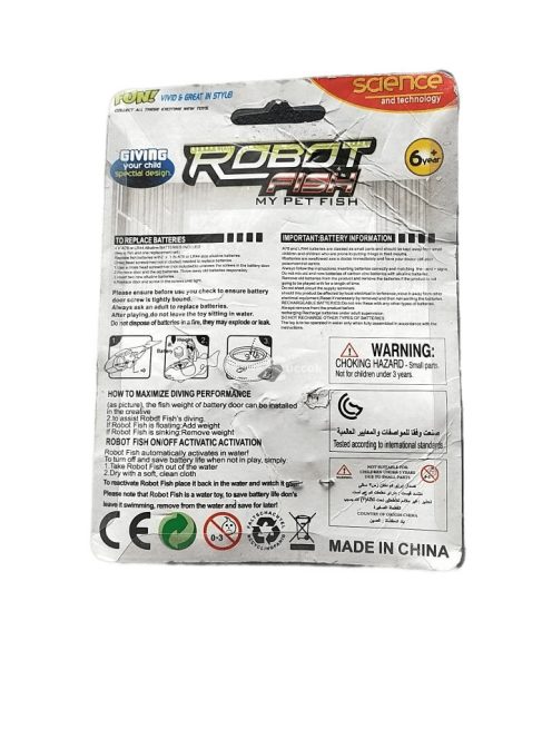 Elemes mini úszó halacska játék