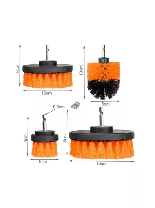 Bigstren Tisztítókefék fúrógéphez - 4 db