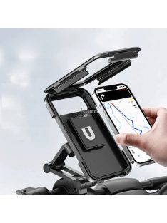 Mágneses, vízálló, ütésálló kerékpár mobiltartó