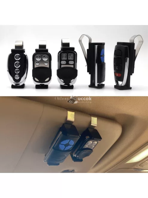 Napellenzőre szerelhető távirányító tartó