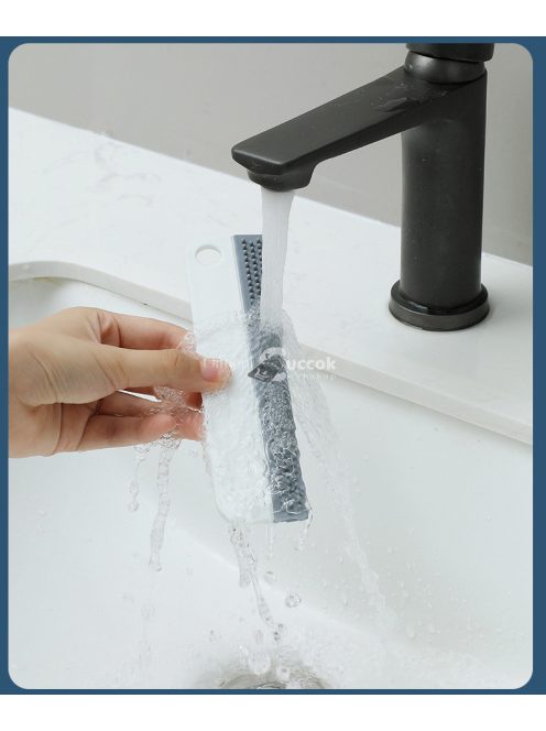 Szilikon konyhai és fürdőszobai üvegtisztító