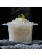 Kompakt rizsfőző és gőzölő ételhordó