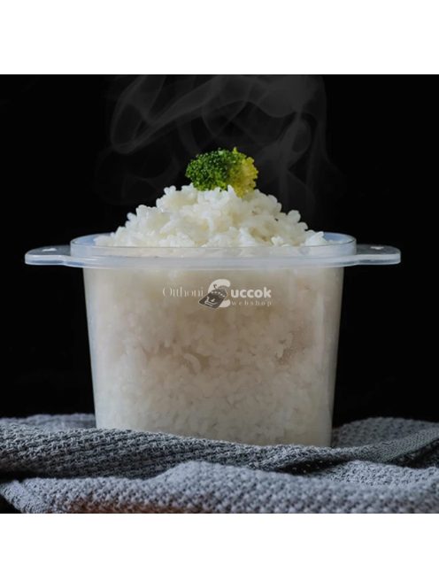 Kompakt rizsfőző és gőzölő ételhordó