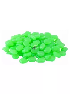 Világító kerti díszkövek - zöld