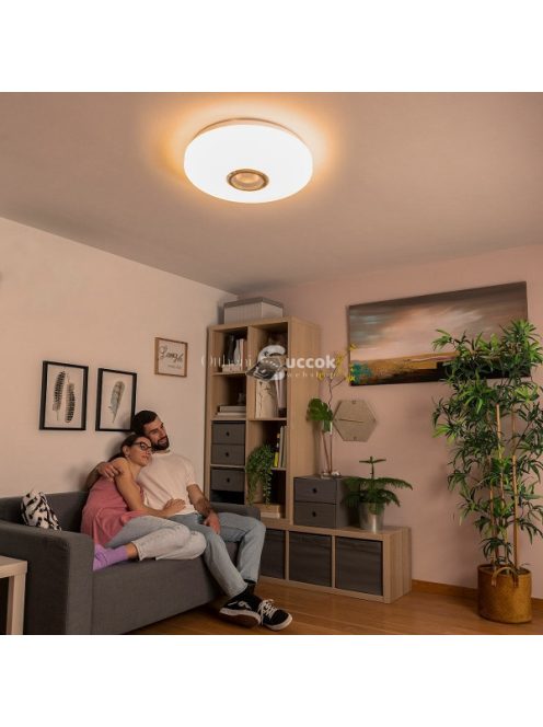 InnovaGoods - LED mennyezeti lámpa hangszóróval