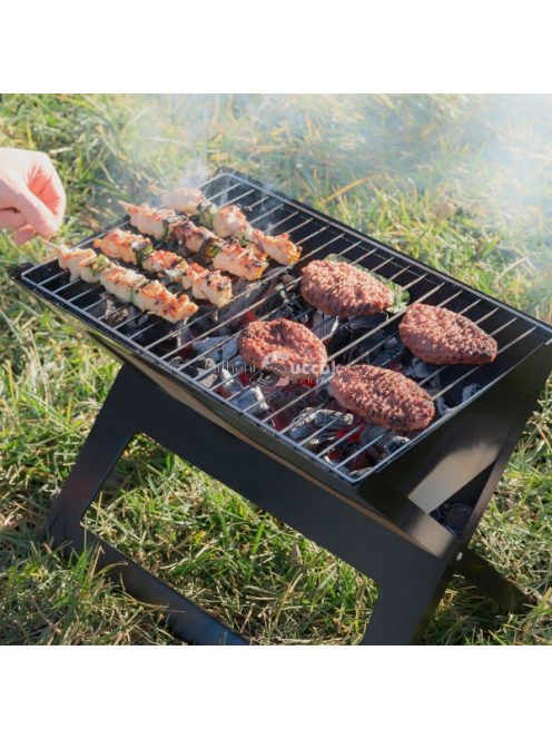 Összecsukható, hordozható grillsütő (faszenes)